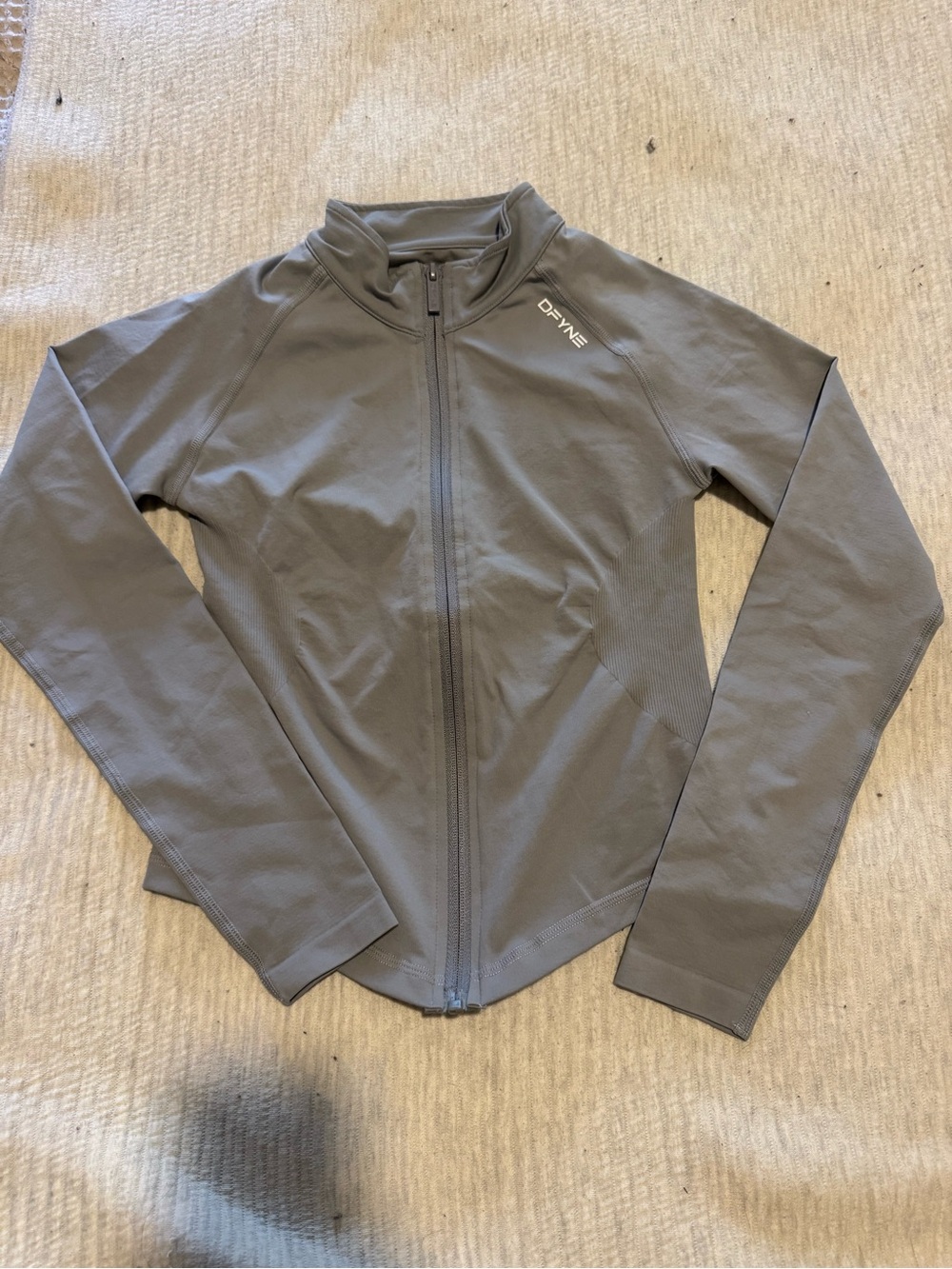 Full-Zip Gray Active Jacket
